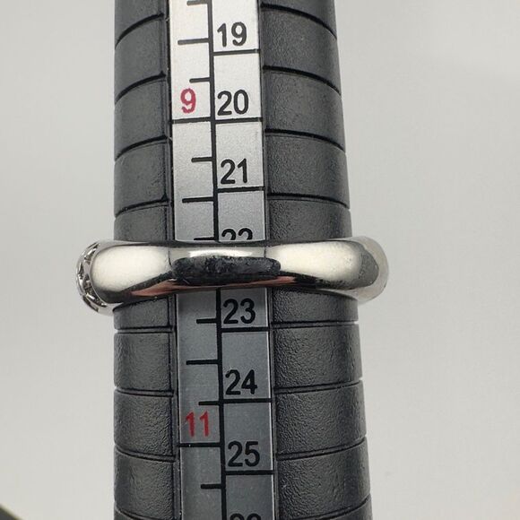 Blanco by Lia Sophia Silver tone scroll design ring size 10 - Picture 6 of 6